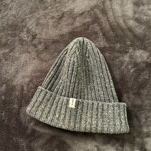 REI Gray Knitted Winter Hat Classic Beanie
